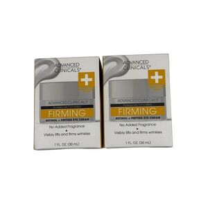 2packs Advanced Clinicals Firming Retinol Peptide Eye Cream 1oz/ea pack